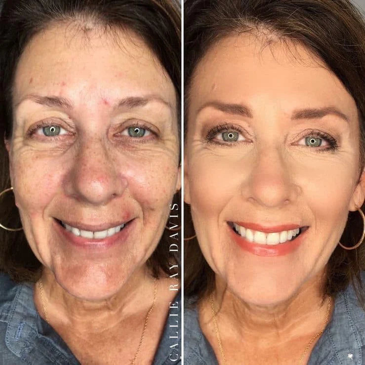 Base de maquillaje mágica que cambia la piel