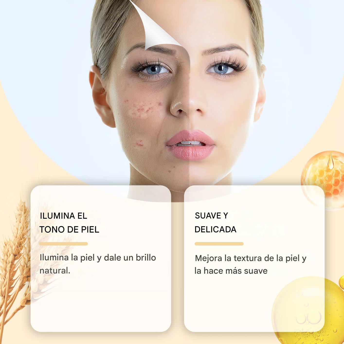 BeutySpa Mascarilla de limpieza profunda con brillo de arroz molido y miel