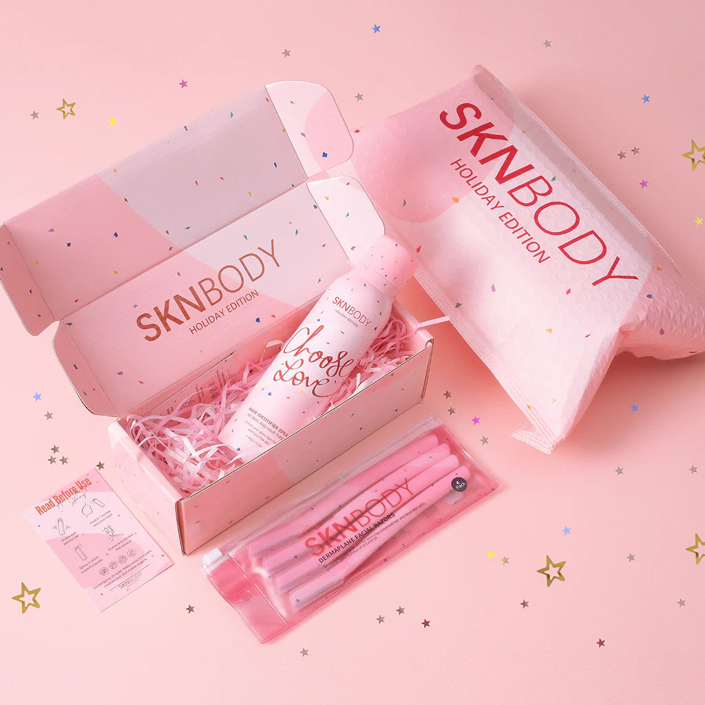 Edición Spray identificador de cabello y exfoliante SKNBODY