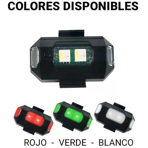 Luces estroboscópicas 7 colores