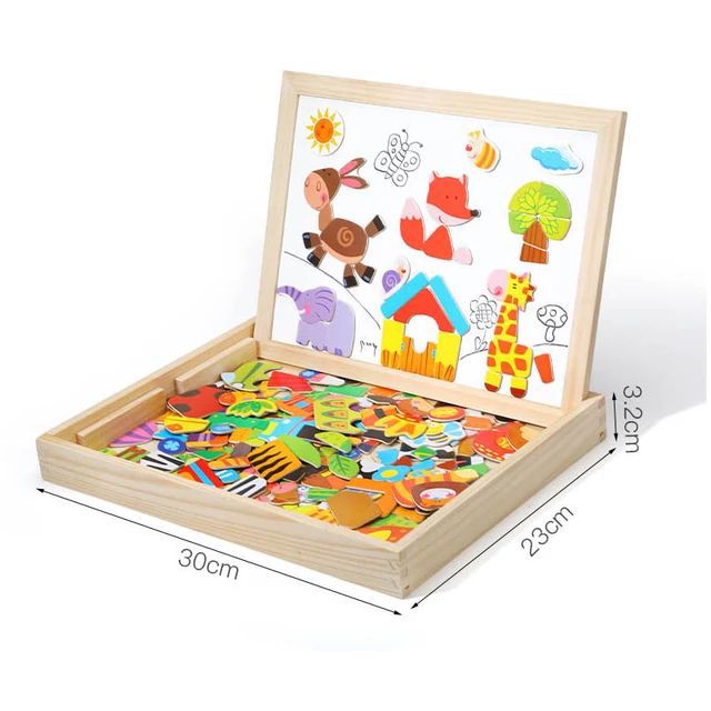 PIZARRA PARA DIBUJOS Y ROMPECABEZAS 100 PIEZAS