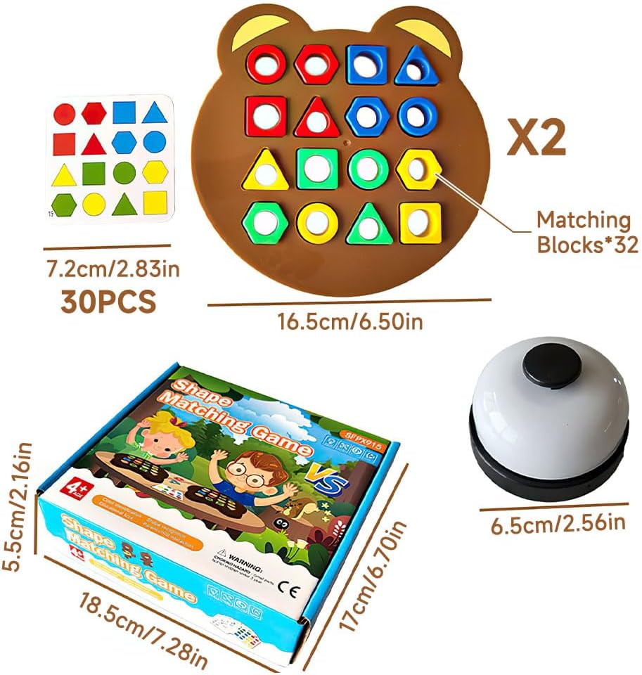 Juego de mesa con forma de oso para niños