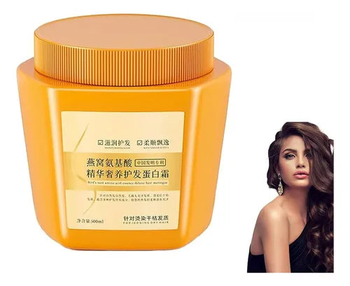 Crema de proteína capilar nutritiva de lujo Amino Acid Solo hoy 50% descuento