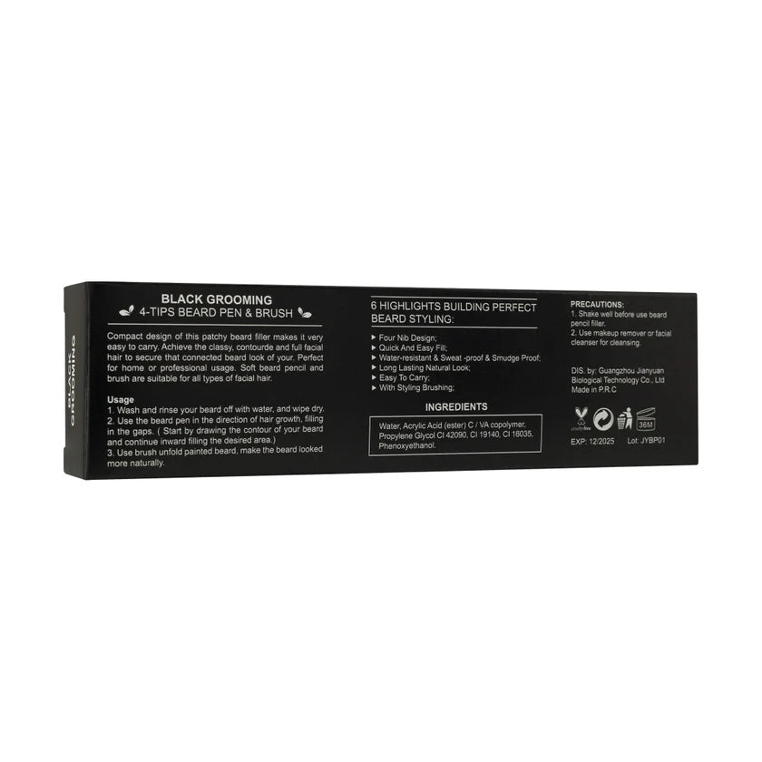 Rellenador de barba + gratis cepillo