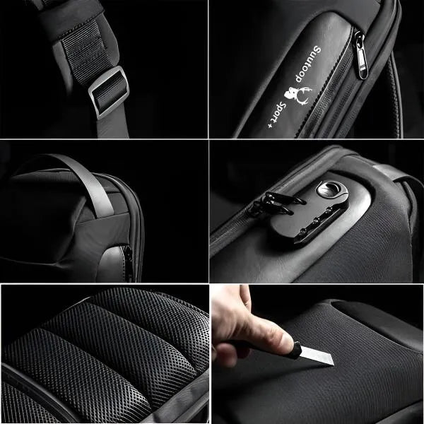 Mochila antirobo + Smart watch T1800