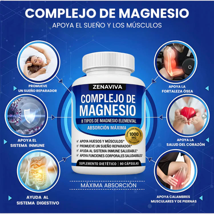 Zenaviva™ Ultimate Magnesium Complex (Solo hoy 50% descuento)
