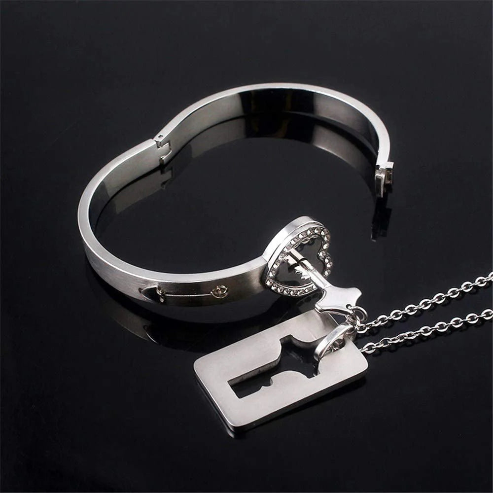 Pulsera llave del corazón con collar® Imágen