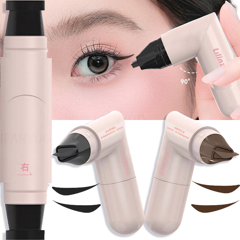 🎁Paga 1 lleva 2🎁 Sello delineador de ojos impermeable doble punta