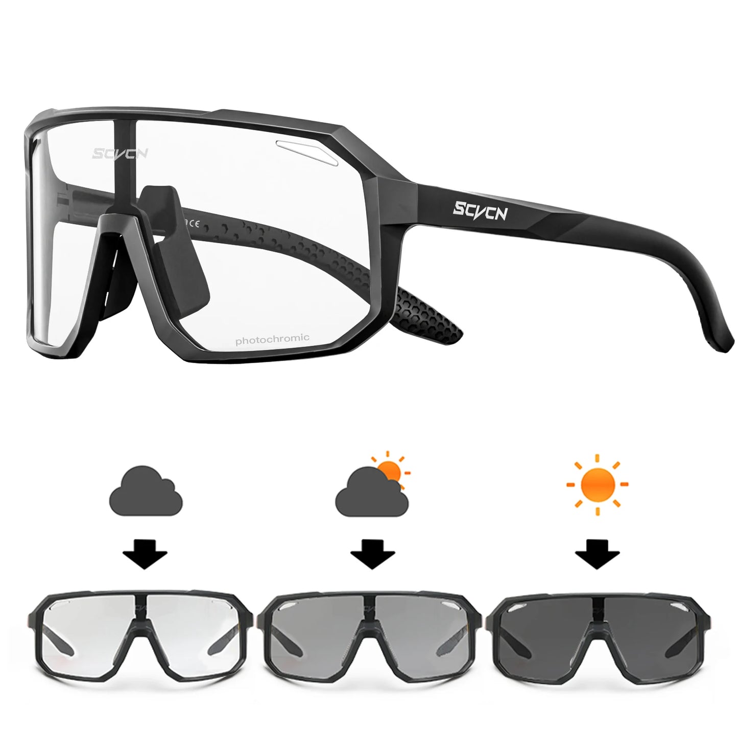 Gafas de ciclismo, running, Bicicleta de montaña, Senderismo protección UV400