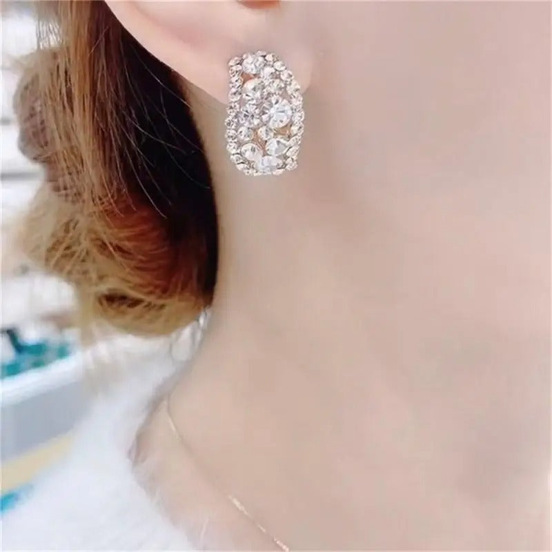 Pendientes de diamantes