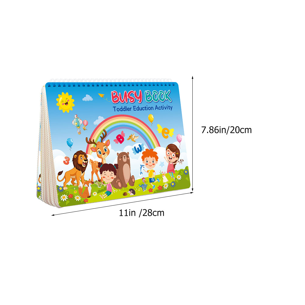 Libro Ocupado Montessori para el Desarrollo Cognitivo