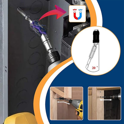 Constructor - Portapuntas giratorio magnético de 1/4s para taladro