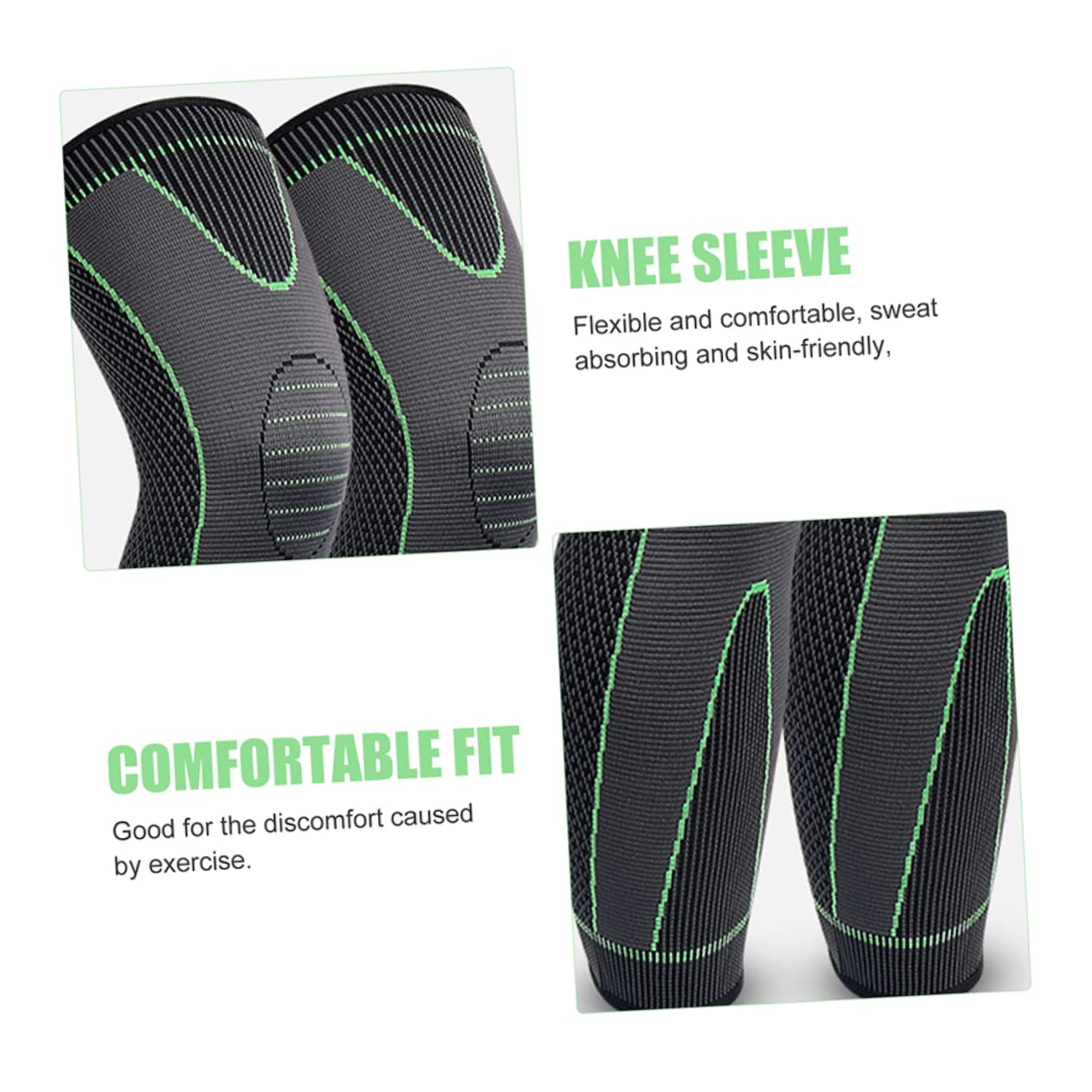 Rodillera autocalentable de acupresión con turmalina KNEECA