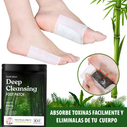 PARCHES PARA PIES ELIMINACIÓN DE TOXINAS (SET X10PCS)