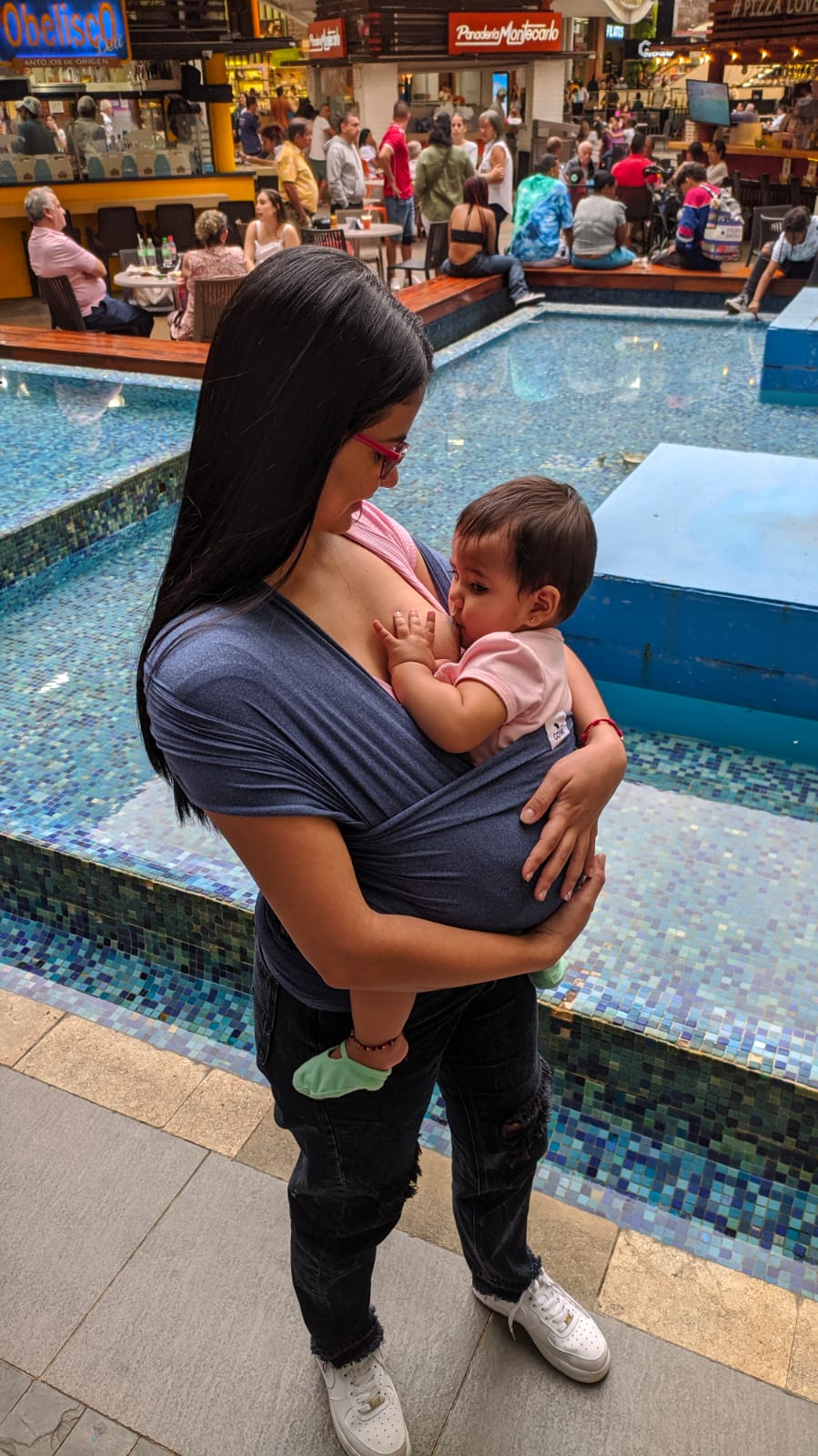 Porta bebe super cómodo para mamá