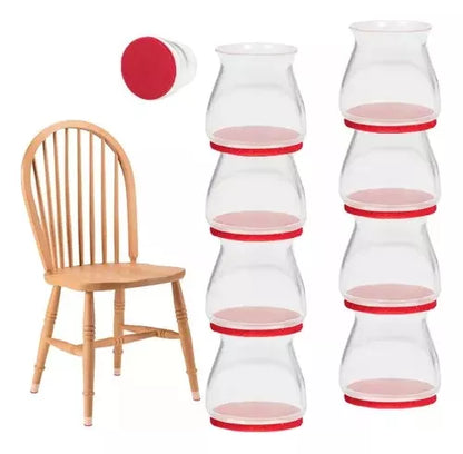 FUNDAS PROTECTORAS CON ESPUMA PARA PATAS DE SILLAS Y MESAS - 8 FUNDAS