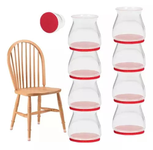 FUNDAS PROTECTORAS CON ESPUMA PARA PATAS DE SILLAS Y MESAS - 8 FUNDAS