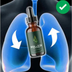 Gotas suplemento  de extracto de hoja de Mullein + de clorofila para pulmones