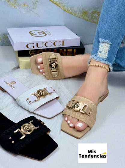 SANDALIA PLANA REF. MONEDA