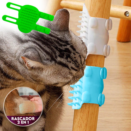 CEPILLO PARA ESQUINAS  AJUSTABLE PARA RASPAR Y FROTAR PARA MASCOTA