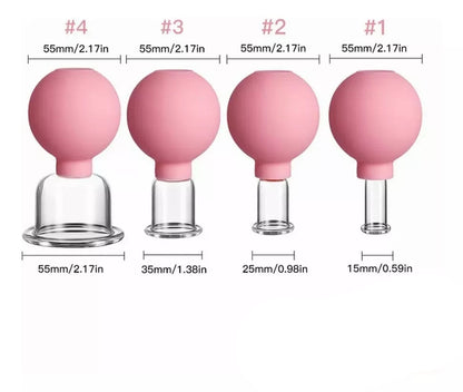 Masajeador Facial con Ventosas (PAGA 2 LLEVA 4)