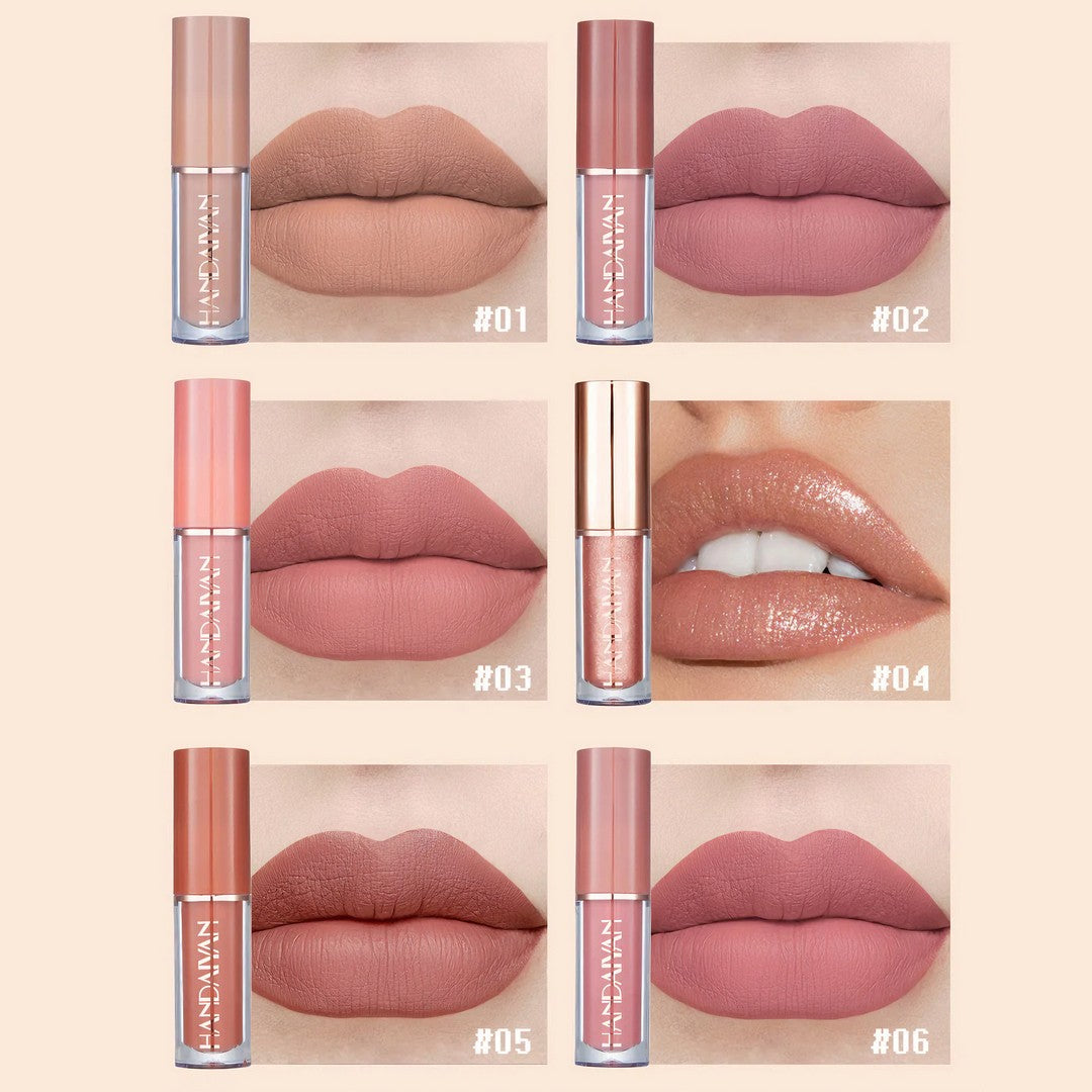 LuxeKiss - 12 Labiales hidratantes - Color duradero sin resecar tus labios