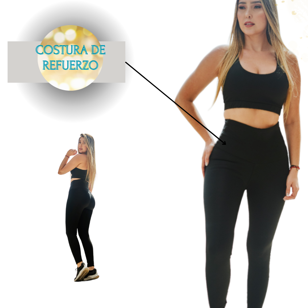 Leggings de cintura alta con control de abdomen