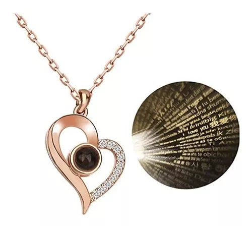 Collar Love + caja de lujo