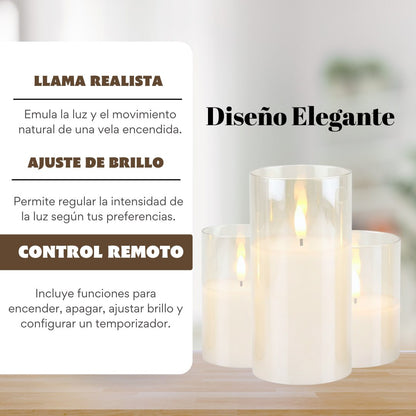 Decora - Velas reales sin llama