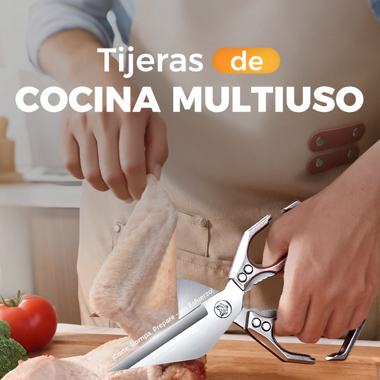 Tijeras de cocina de acero inoxidable para huesos de pollo, pescado