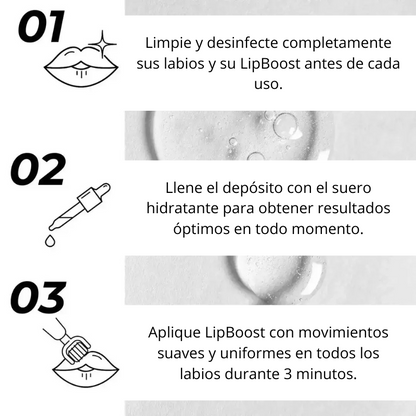 LIPBOOST - Microagujas para labios carnosos, líneas finas suavizadas