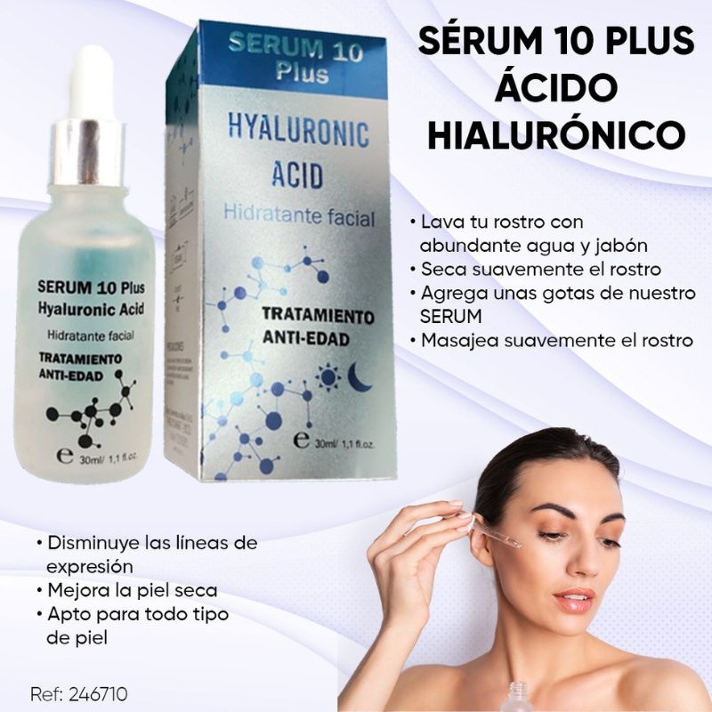 Suero facial ácido hiarulonico