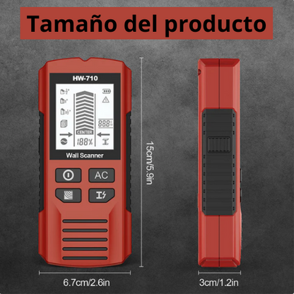 ObraMaestra - Detector manual multifunción de metales y paredes