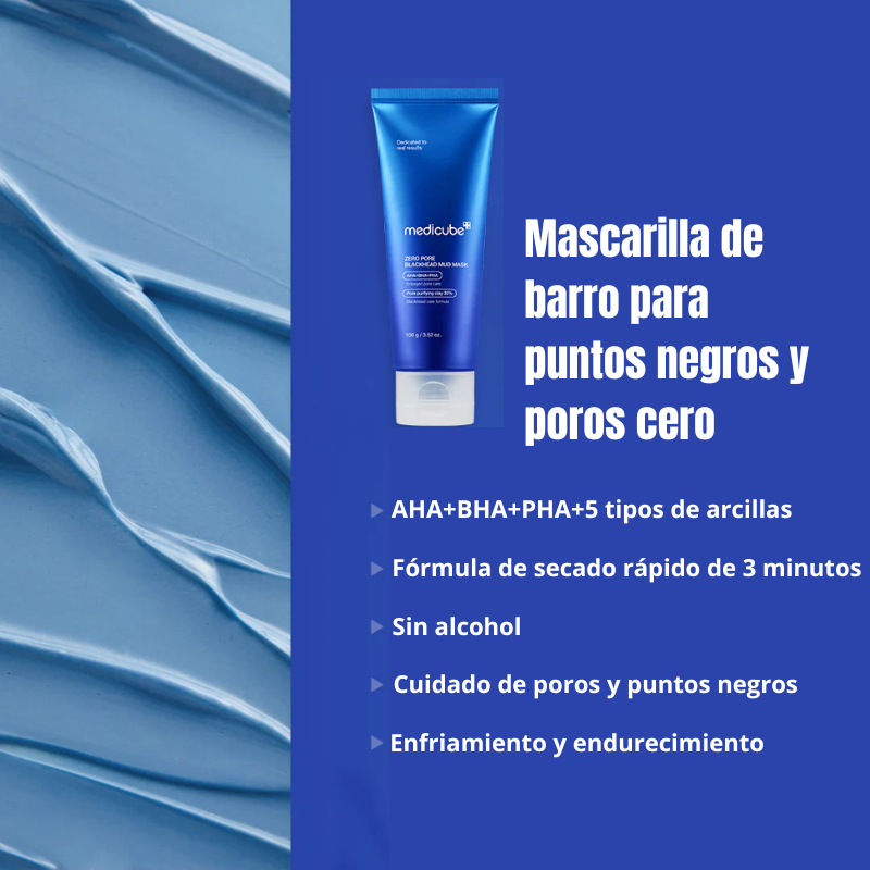 Zero pore mascarilla de barro limpiadora
