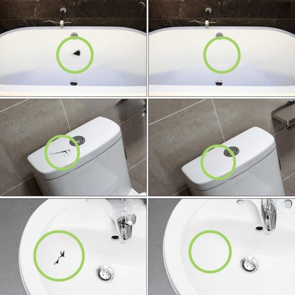 Pasta de reparación de cerámica para bañera, ducha etc..