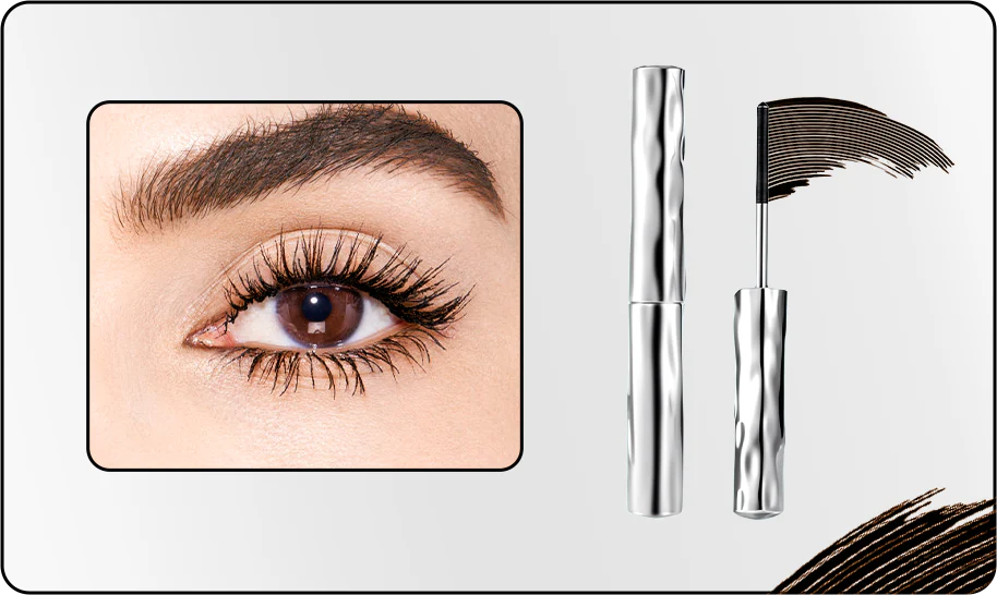 Máscara de pestañas abundantes resistente al agua y sudor