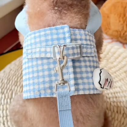 CONJUNTOS de arnés, collar y gorrito para perros