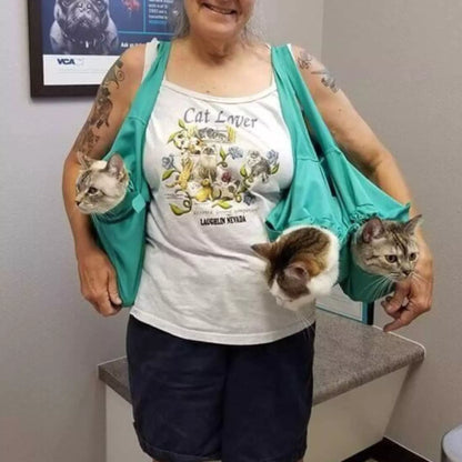 Bolsa porta gatos antiansiedad antiarañazos