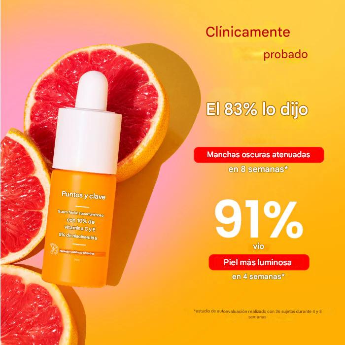 Dot & Key Suero facial con 10% de vitamina C y E y 5% de niacinamida