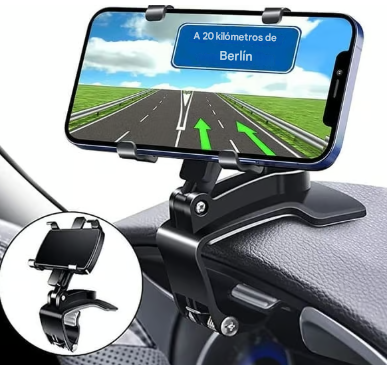 Carplus I Soporte de teléfono giratorio de 360 grados para el tablero del automóvil