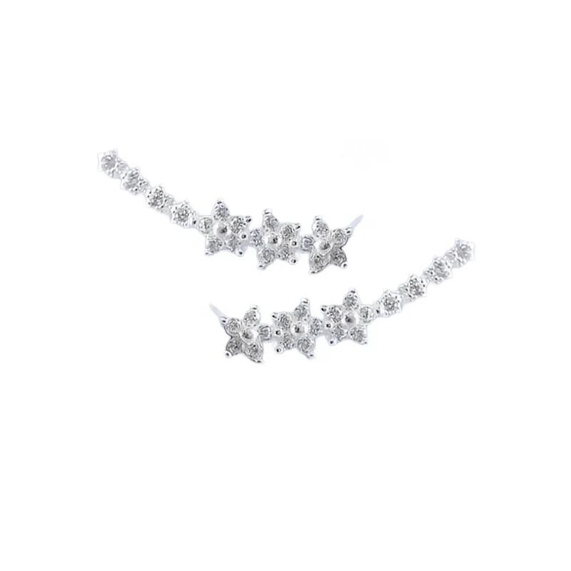 pendientes flores y estrellas fugaz