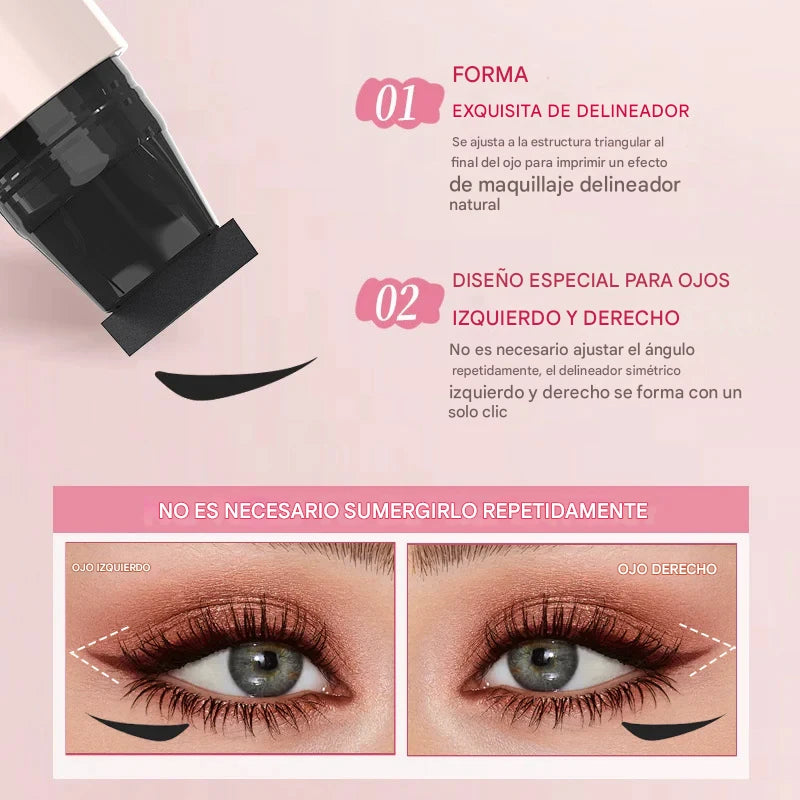 🎁Paga 1 lleva 2🎁 Sello delineador de ojos impermeable doble punta
