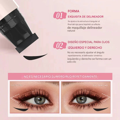 🎁Paga 1 lleva 2🎁 Sello delineador de ojos impermeable doble punta