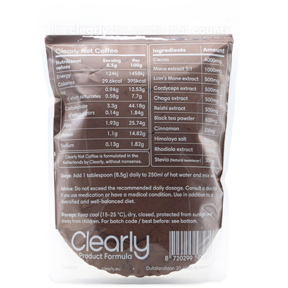 Clearly Not Coffee - Impulso equilibrado de energía y concentración