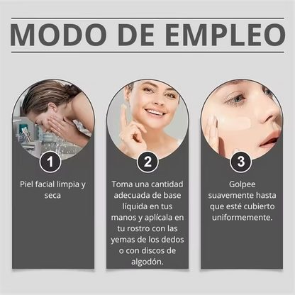 Base de maquillaje mágica que cambia la piel
