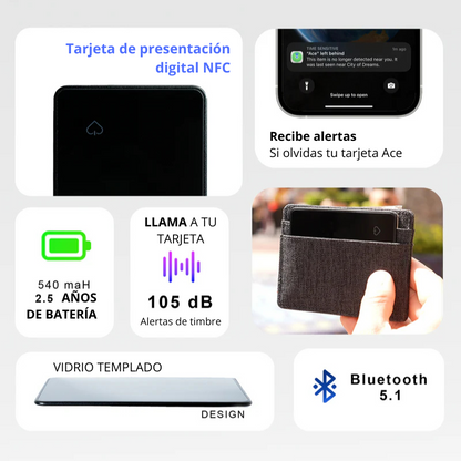 AceCard™ - Rastreador del tamaño de una tarjeta