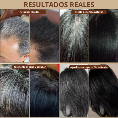 InstantComb - Tinte para el cabello con peine seguro y práctico