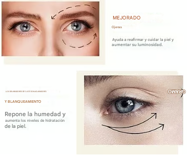 Bálsamo para ojos con vitamina C que ilumina y reduce la hinchazón