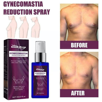 Spray para reducción de grasa del pecho ginecomastia