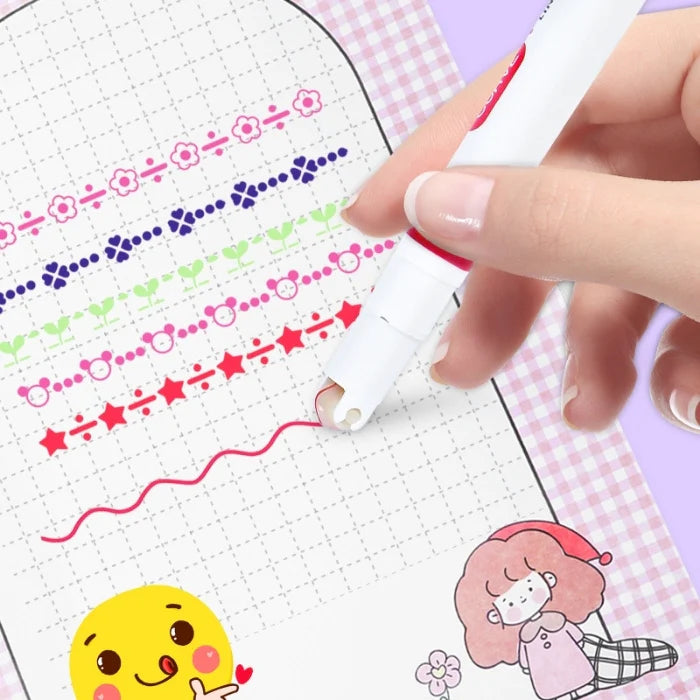 set de 6 Bolígrafos MagicBorder